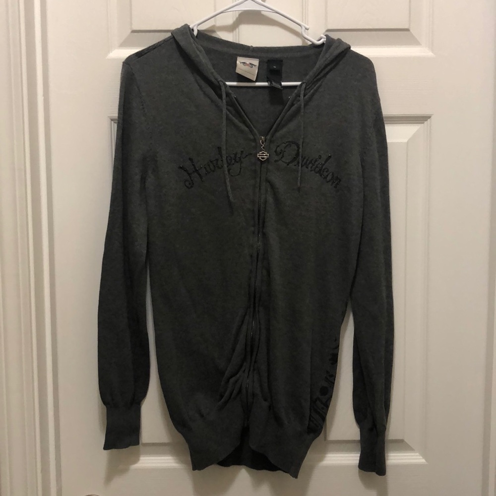 Harley Davidson zip up. Fitted. Size M